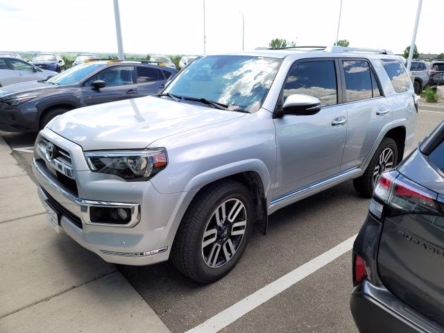 2020 Silver Toyota 4Runner Limited 4X4 SUV