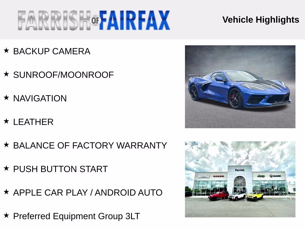 2021 Elkhart Lake Blue Metallic Chevrolet Corvette Stingray RWD Convertible