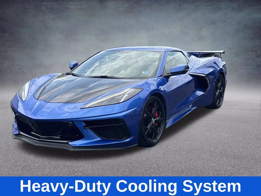 2021 Elkhart Lake Blue Metallic Chevrolet Corvette Stingray RWD Convertible