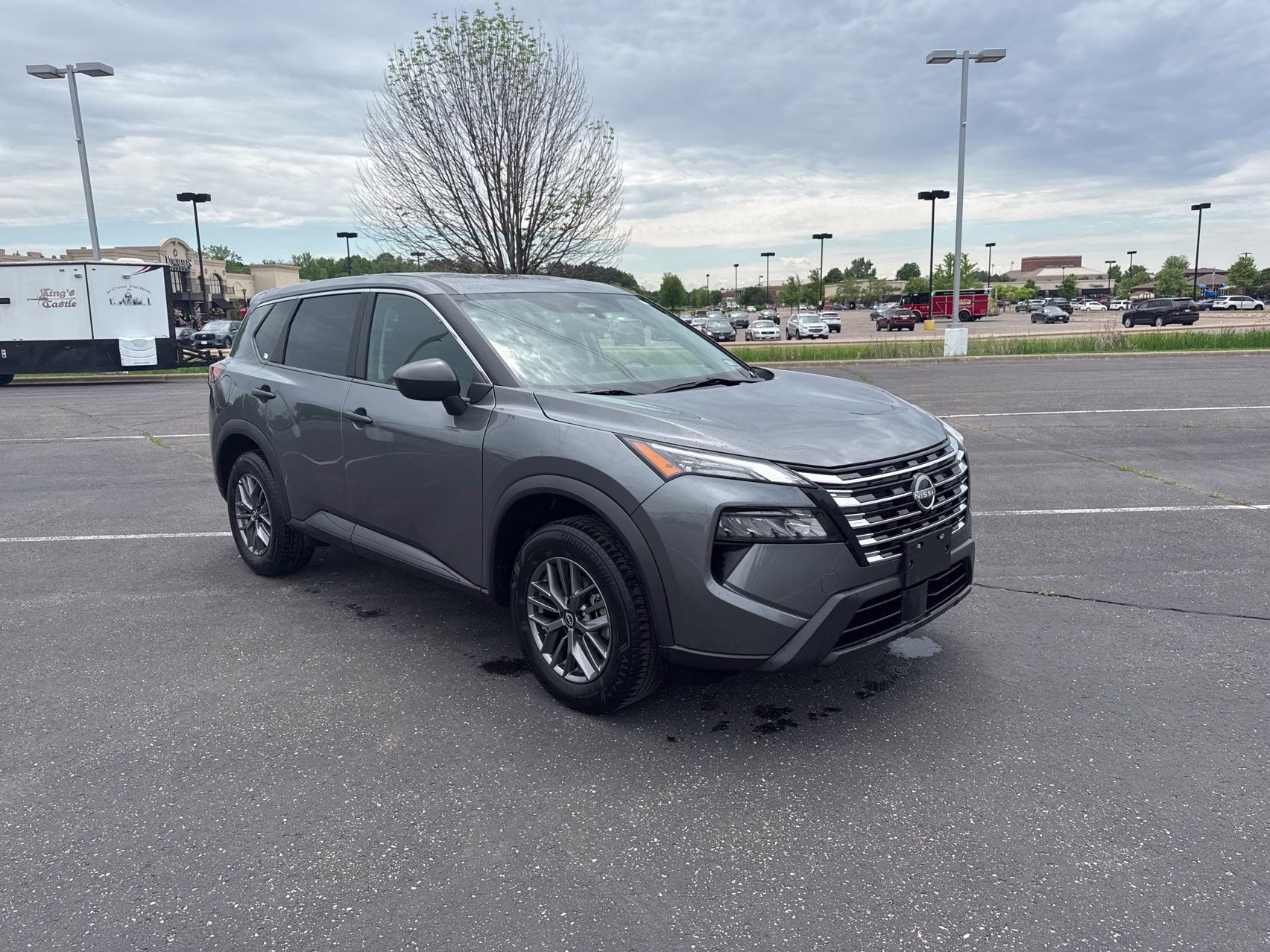 2024 Gun Metallic Nissan Rogue S FWD SUV