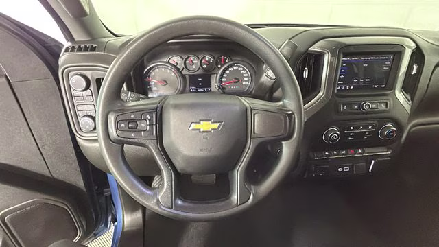 2024 Lakeshore Blue Chevrolet Silverado 1500 Custom 4X4 Truck