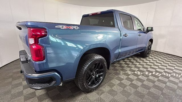 2024 Lakeshore Blue Chevrolet Silverado 1500 Custom 4X4 Truck