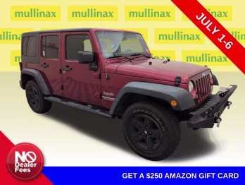 2013 Deep Cherry Red Crystal Pearlcoat Jeep Wrangler Unlimited Sport 4X4 SUV