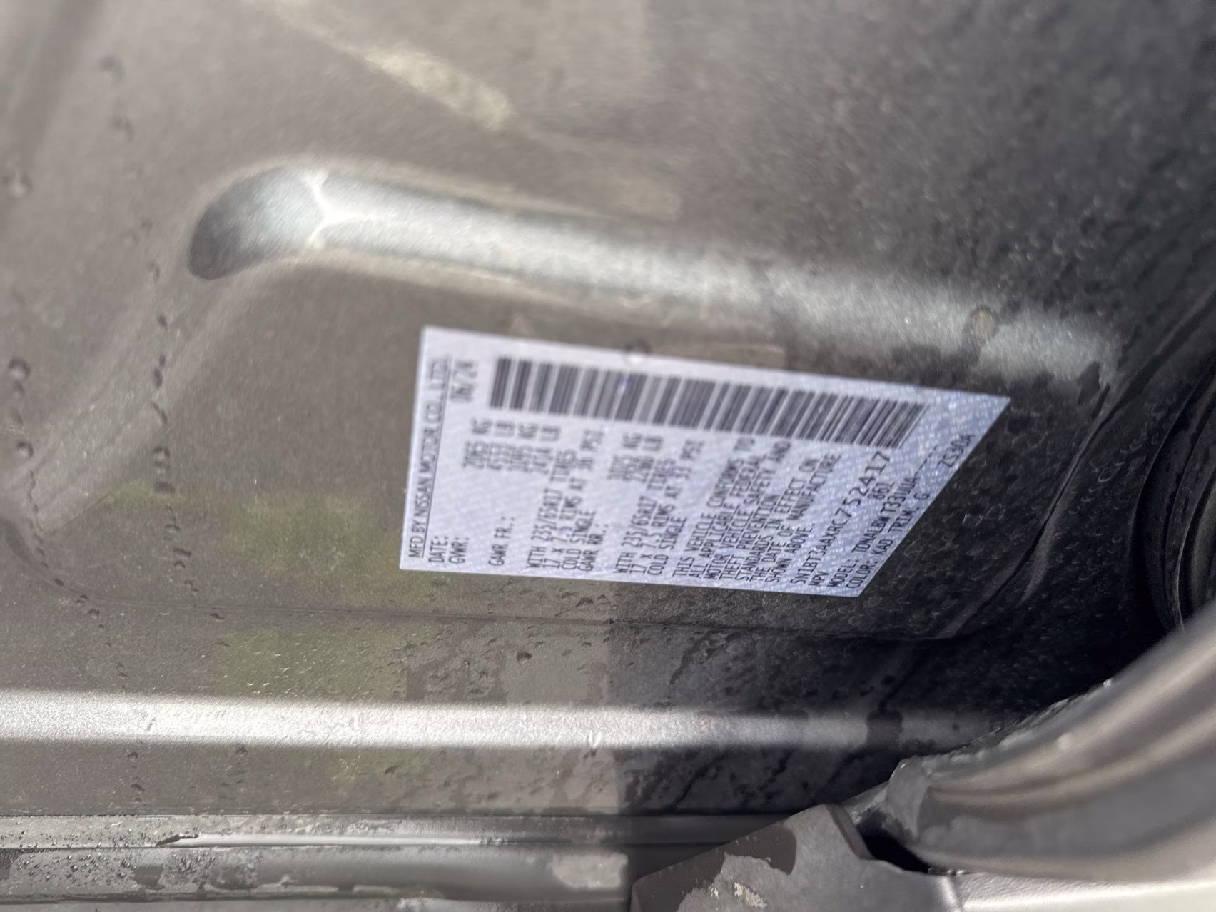2024 Gun Metallic Nissan Rogue S FWD SUV
