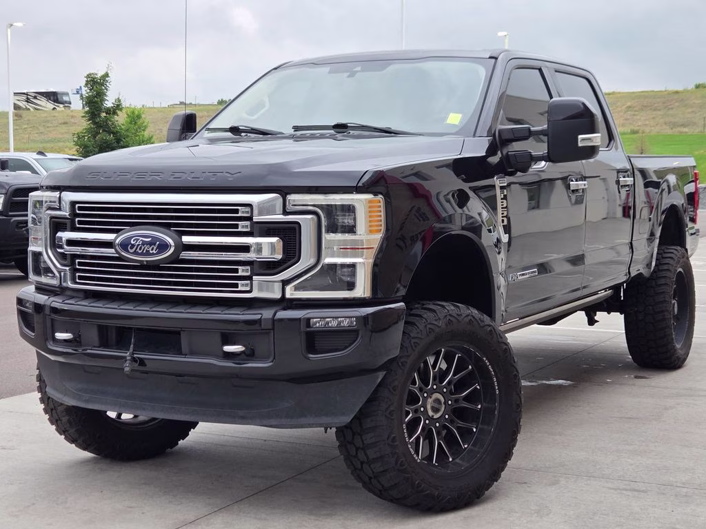 2020 Agate Black Metallic Ford Super Duty F-350 SRW Limited 4X4 Truck