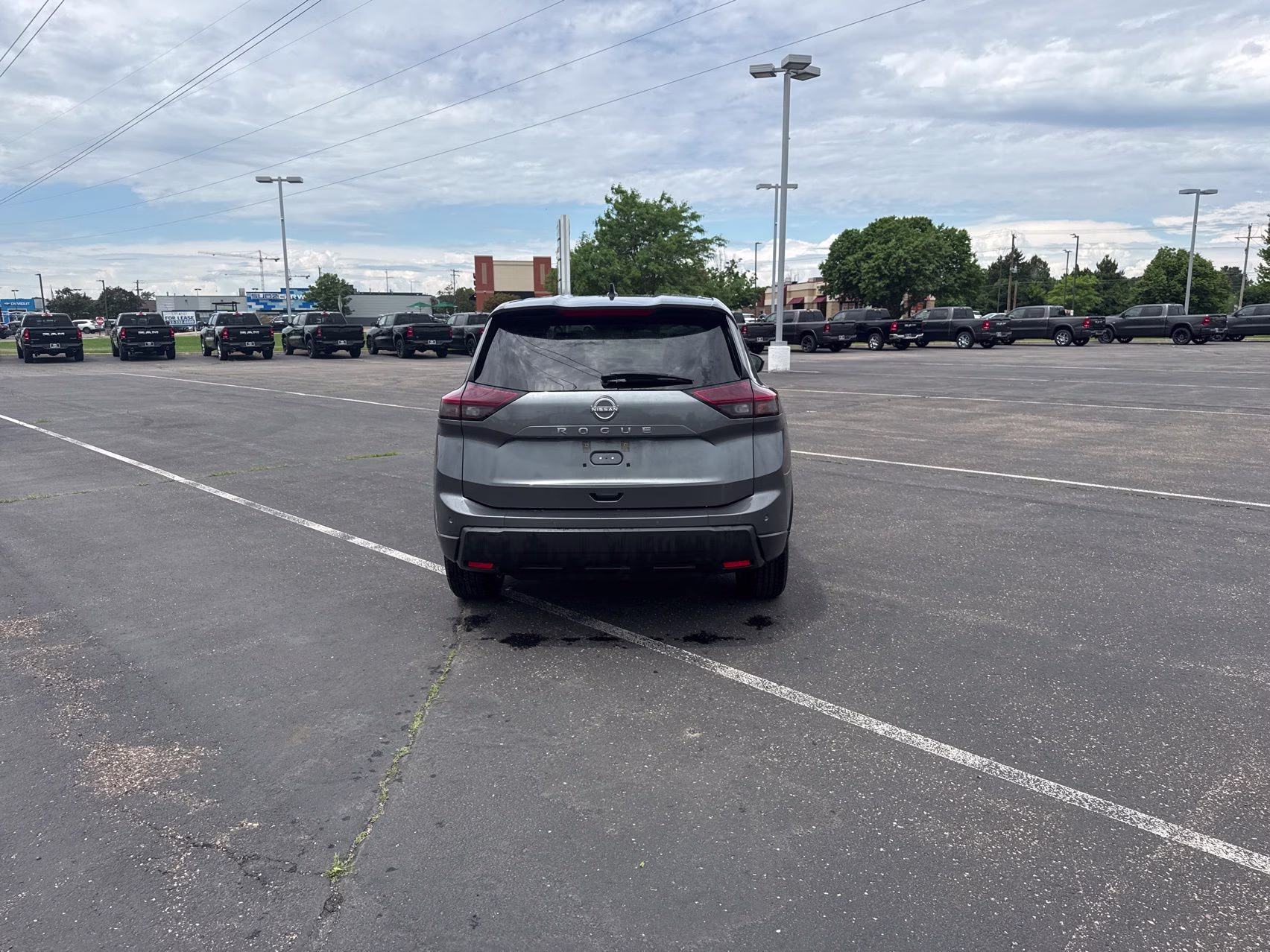 2024 Gun Metallic Nissan Rogue S FWD SUV