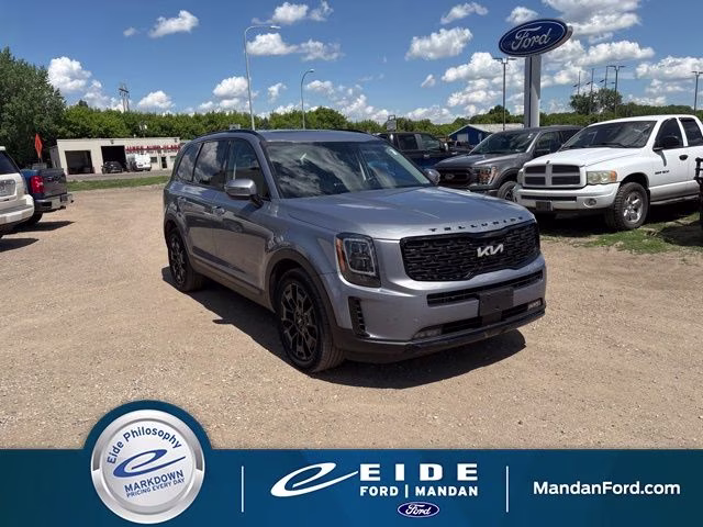 2022 Everlasting Silver Kia Telluride SX AWD SUV