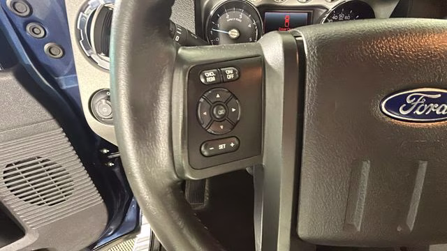 2016 Blue Ford Super Duty F-350 SRW Lariat 4X4 Truck