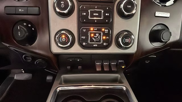 2016 Blue Ford Super Duty F-350 SRW Lariat 4X4 Truck