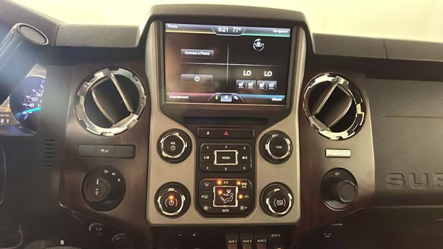 2016 Blue Ford Super Duty F-350 SRW Lariat 4X4 Truck