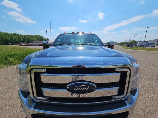 2016 Blue Ford Super Duty F-350 SRW Lariat 4X4 Truck