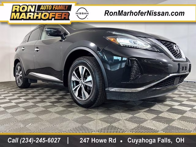 2021 Magnetic Black Pearl Nissan Murano SV AWD SUV