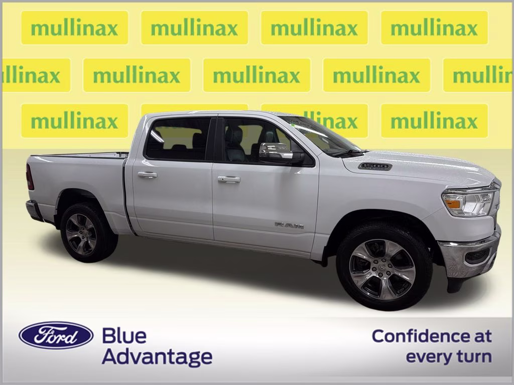 2024 Bright White Clearcoat Ram 1500 Laramie RWD Truck