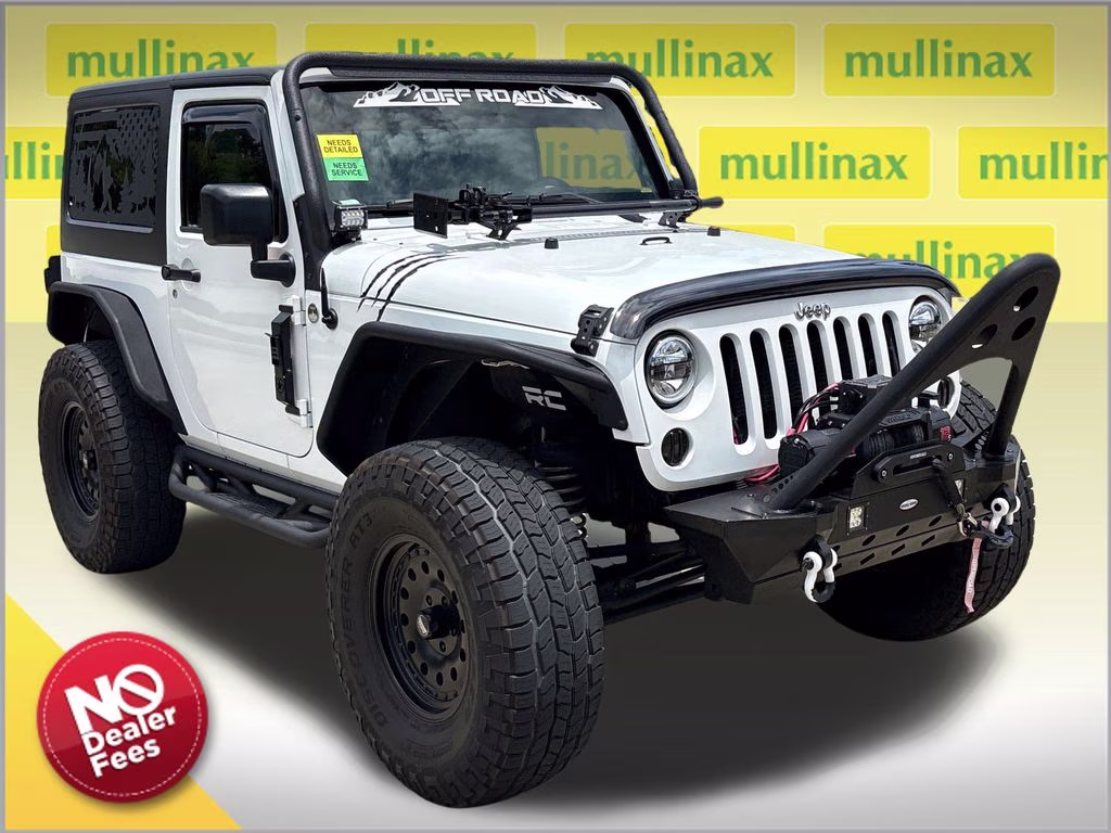 2016 Bright White Clearcoat Jeep Wrangler Black Bear 4X4 SUV