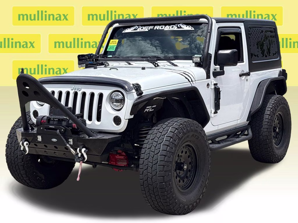 2016 Bright White Clearcoat Jeep Wrangler Black Bear 4X4 SUV