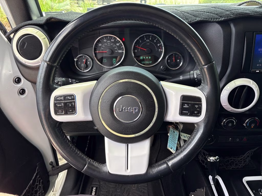 2016 Bright White Clearcoat Jeep Wrangler Black Bear 4X4 SUV