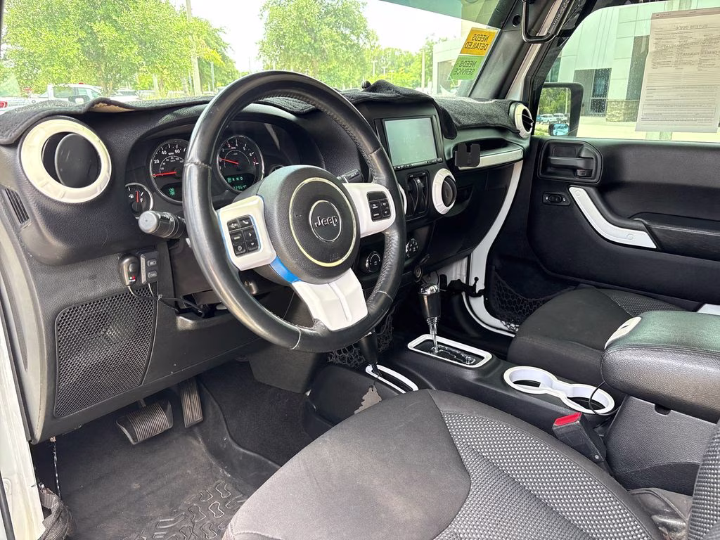 2016 Bright White Clearcoat Jeep Wrangler Black Bear 4X4 SUV