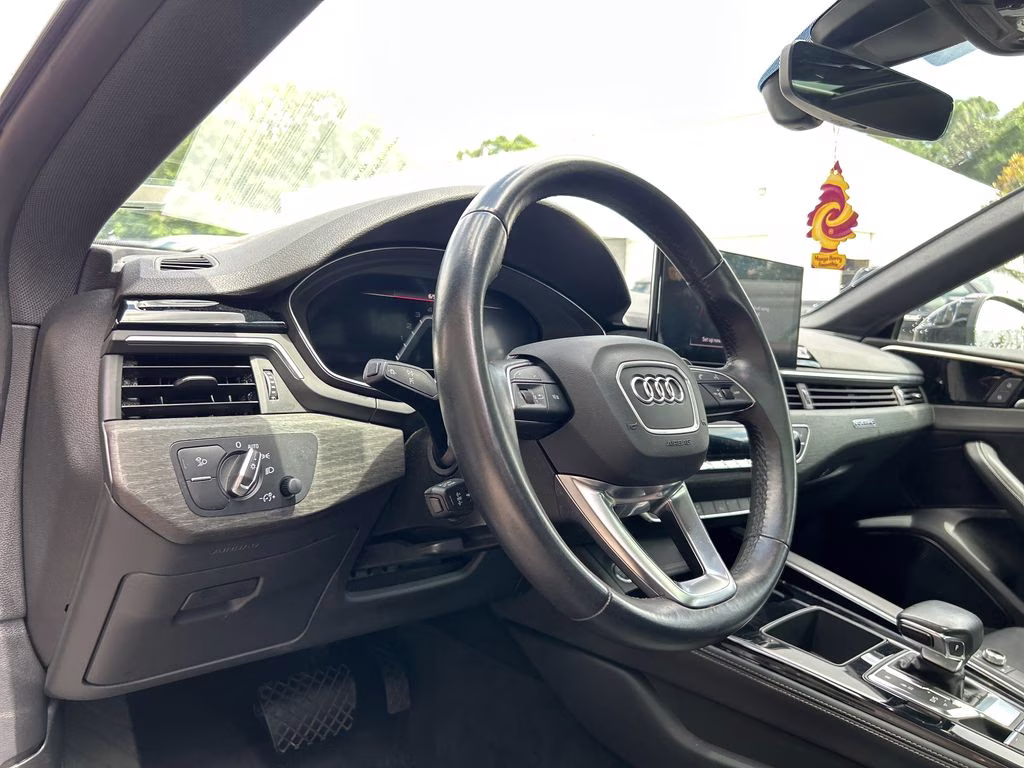 2024 Mythos Black Metallic Audi A5 Sportback 45 S line Premium Plus AWD Hatchback