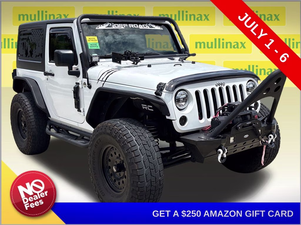 2016 Bright White Clearcoat Jeep Wrangler Sport 4X4 SUV