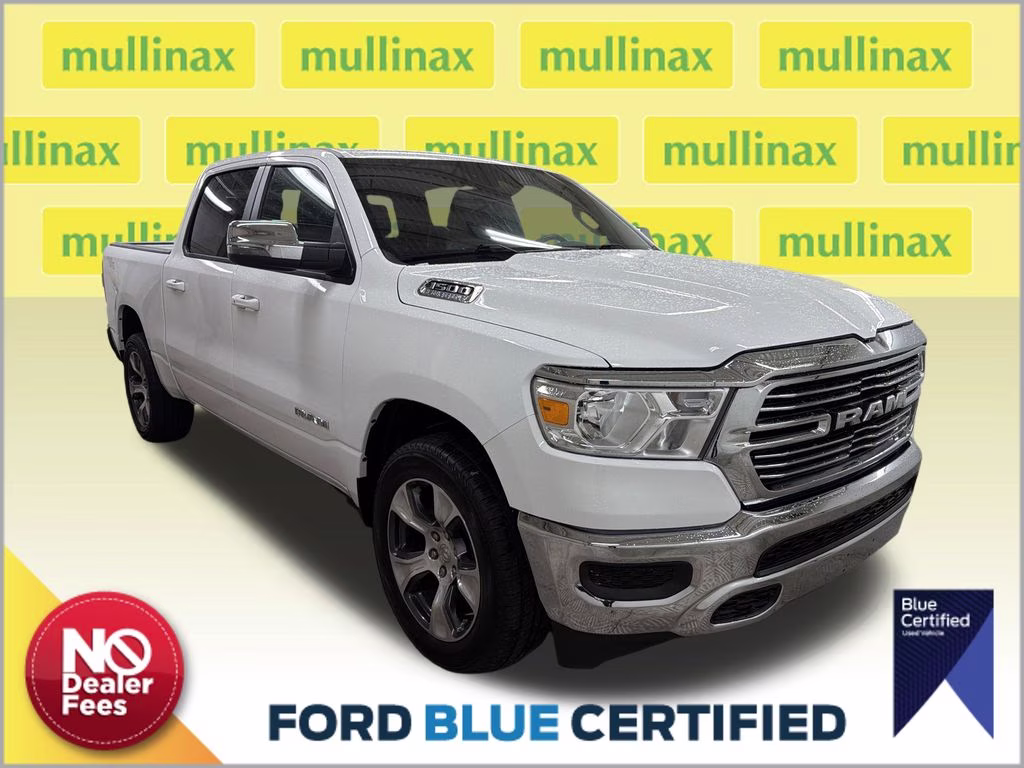 2024 Bright White Clearcoat Ram 1500 Laramie RWD Truck