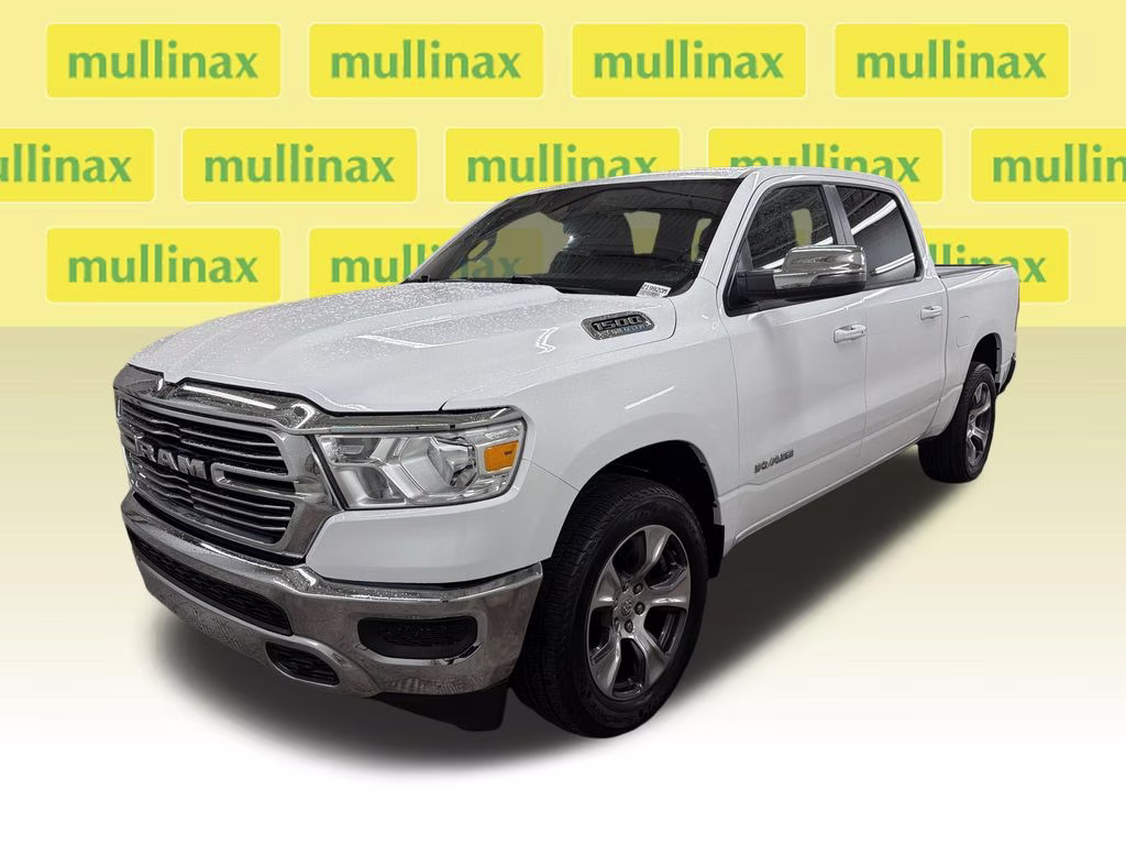 2024 Bright White Clearcoat Ram 1500 Laramie RWD Truck