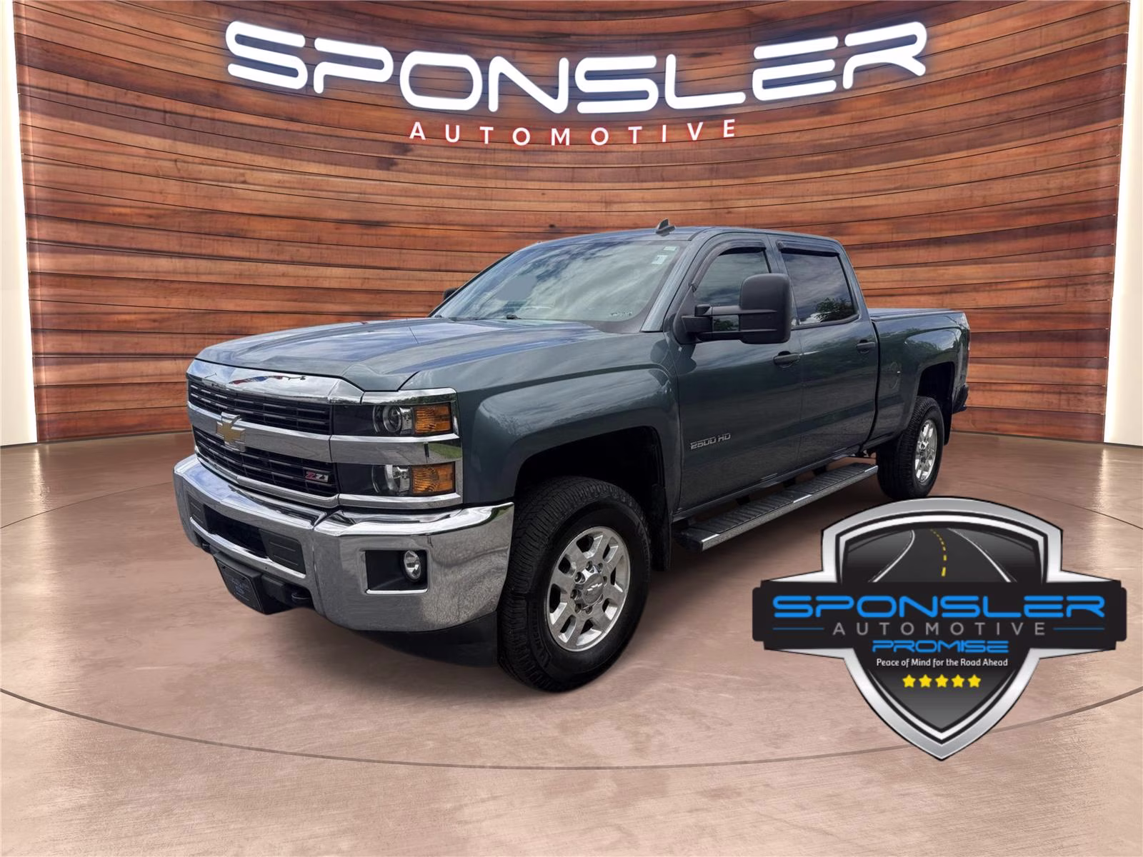 2015 Blue Granite Metallic Chevrolet Silverado 2500HD LT 4X4 Truck