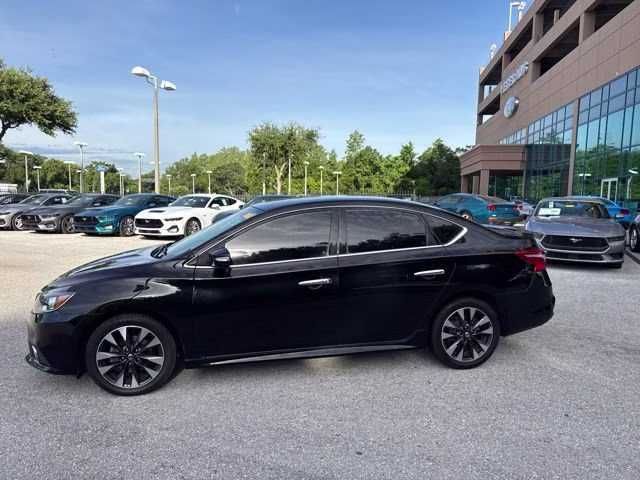 2019 Super Black Nissan Sentra SR FWD Sedan