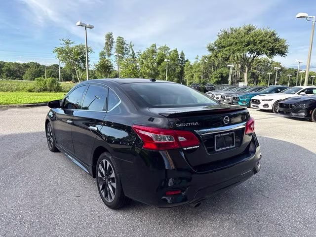 2019 Super Black Nissan Sentra SR FWD Sedan
