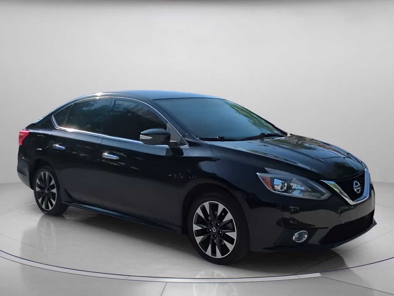 2019 Super Black Nissan Sentra SR FWD Sedan