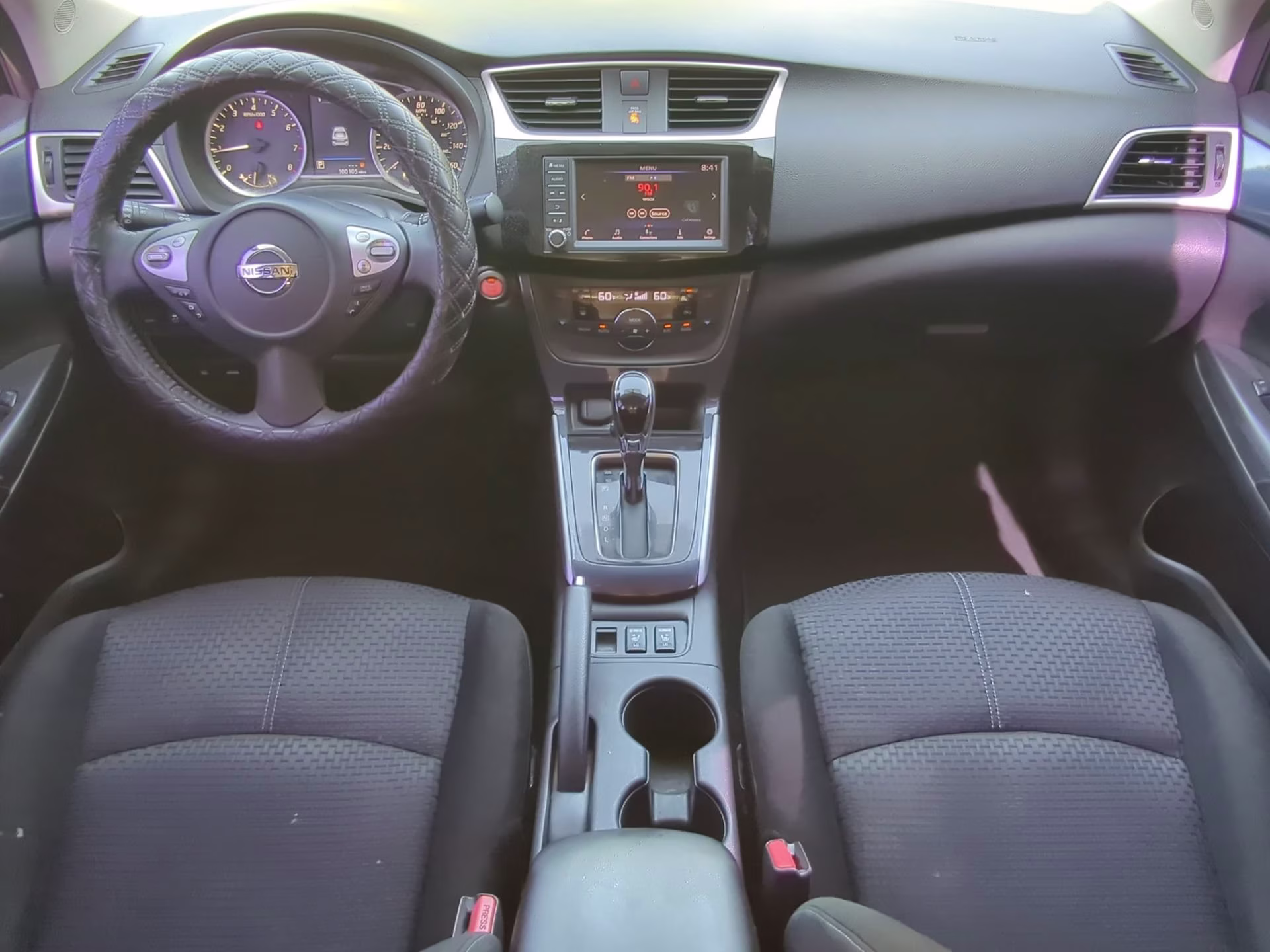2019 Super Black Nissan Sentra SR FWD Sedan