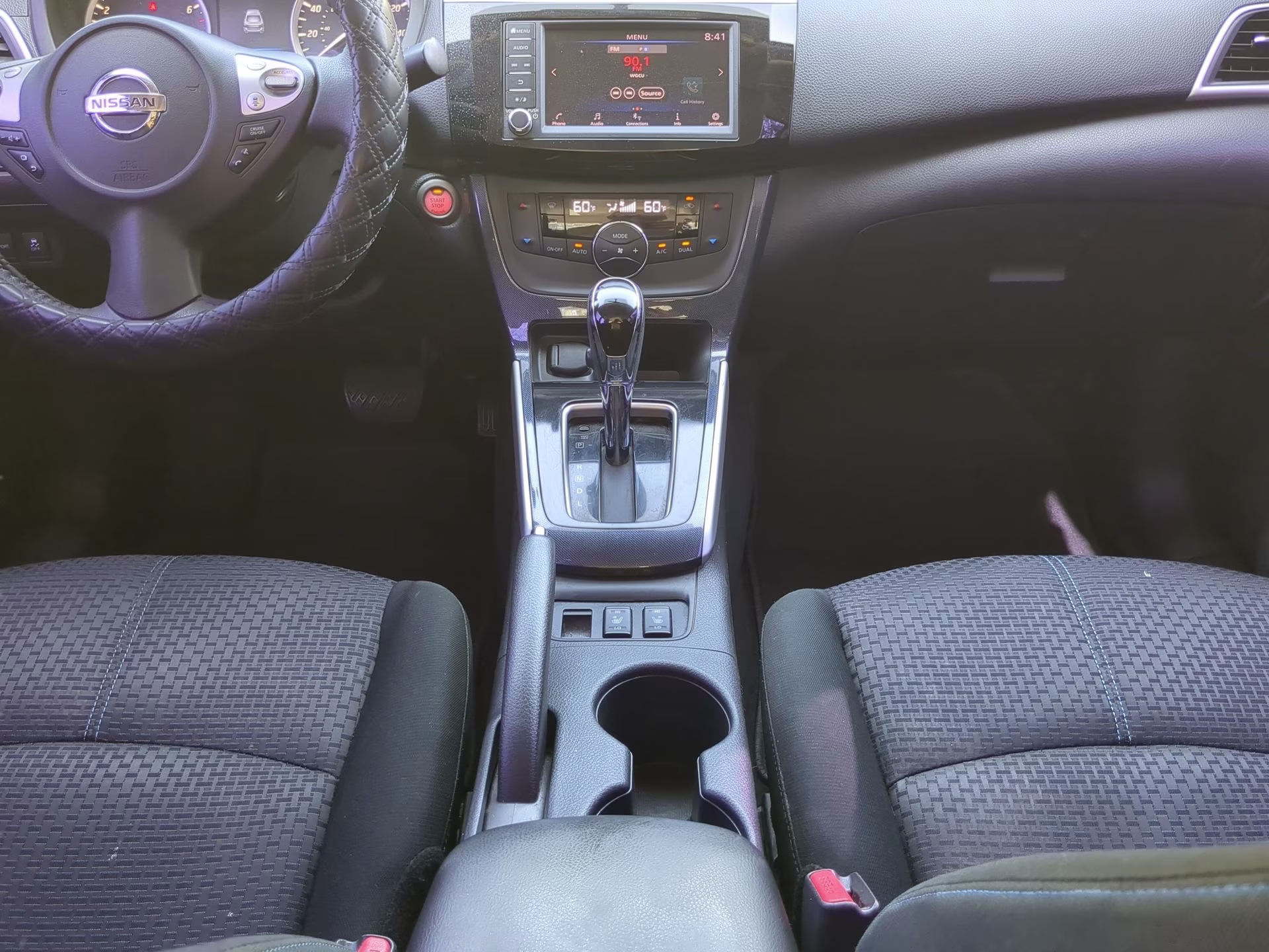 2019 Super Black Nissan Sentra SR FWD Sedan