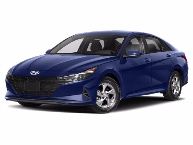 2021 Intense Blue Hyundai Elantra SE FWD Sedan