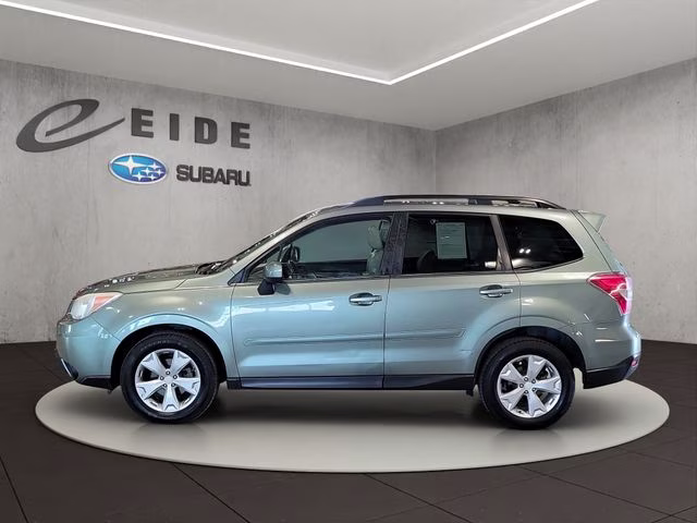 2015 Jasmine Green Metallic Subaru Forester 2.5i Limited AWD SUV