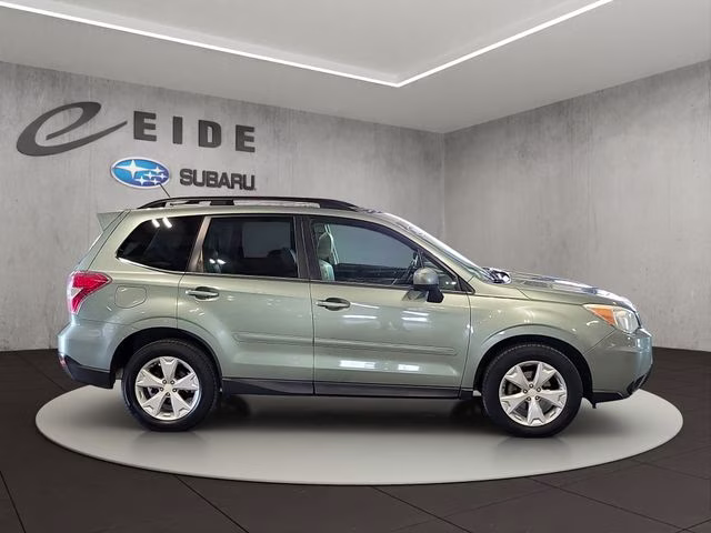 2015 Jasmine Green Metallic Subaru Forester 2.5i Limited AWD SUV