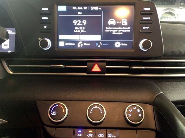 2021 Intense Blue Hyundai Elantra SE FWD Sedan