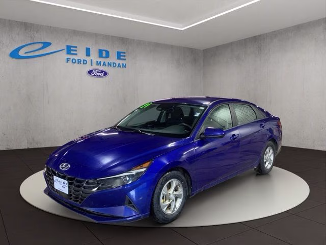 2021 Intense Blue Hyundai Elantra SE FWD Sedan