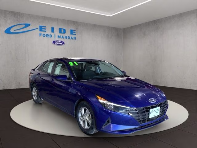 2021 Intense Blue Hyundai Elantra SE FWD Sedan
