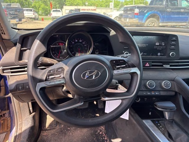 2021 Intense Blue Hyundai Elantra SE FWD Sedan