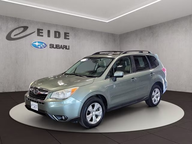 2015 Jasmine Green Metallic Subaru Forester 2.5i Limited AWD SUV