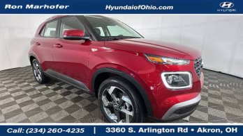 2025 Ultimate Red Hyundai Venue Limited FWD SUV