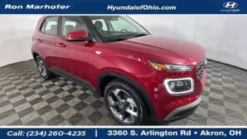 2025 Ultimate Red Hyundai Venue Limited FWD SUV