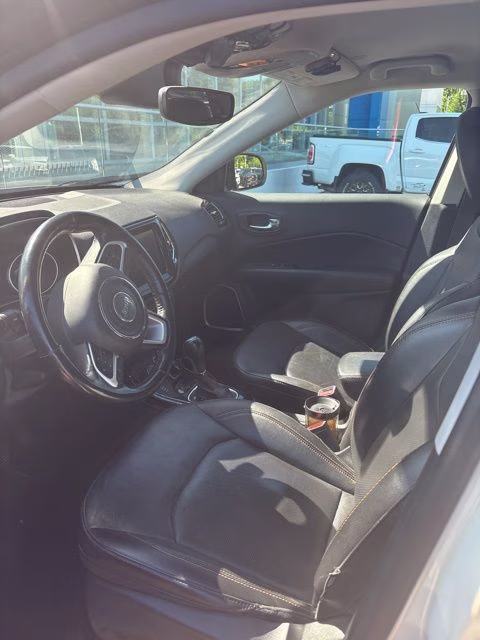 2020 Pearl White Tri-Coat Jeep Compass Limited 4X4 SUV