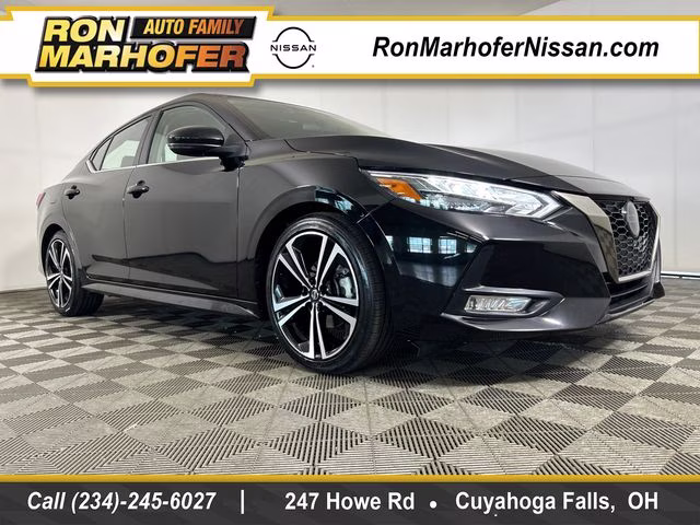 2023 Super Black Nissan Sentra SR FWD Sedan