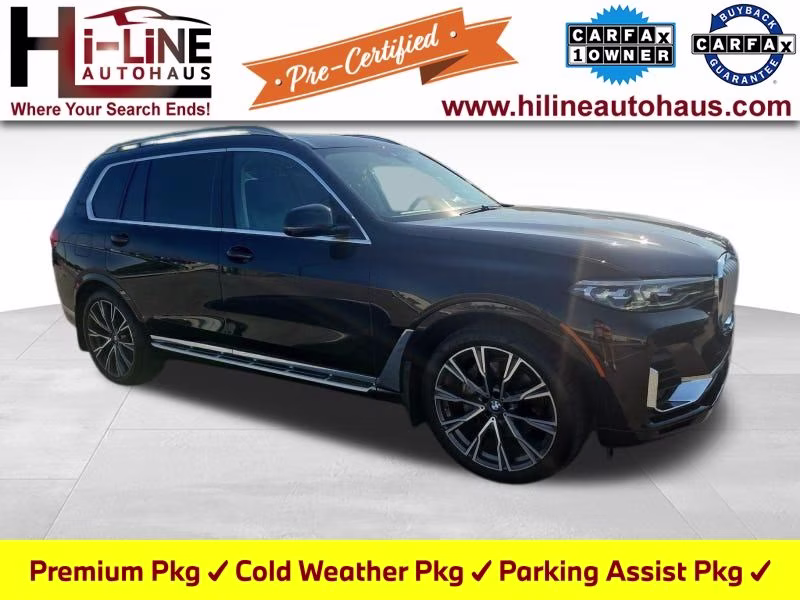 2021 Black Sapphire Metallic BMW X7 xDrive40i AWD SUV