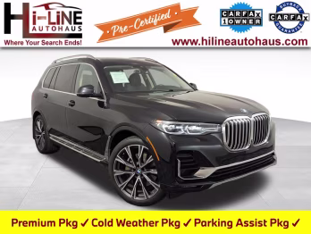 2021 Black Sapphire Metallic BMW X7 xDrive40i AWD SUV