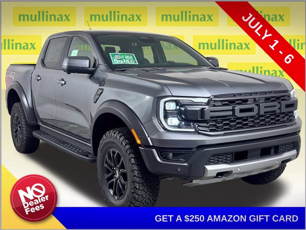 2026 Carbonized Gray Metallic Ford Ranger Raptor 4X4 Truck