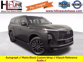 2025 Mineral Black INFINITI QX80 AUTOGRAPH 4X4 SUV