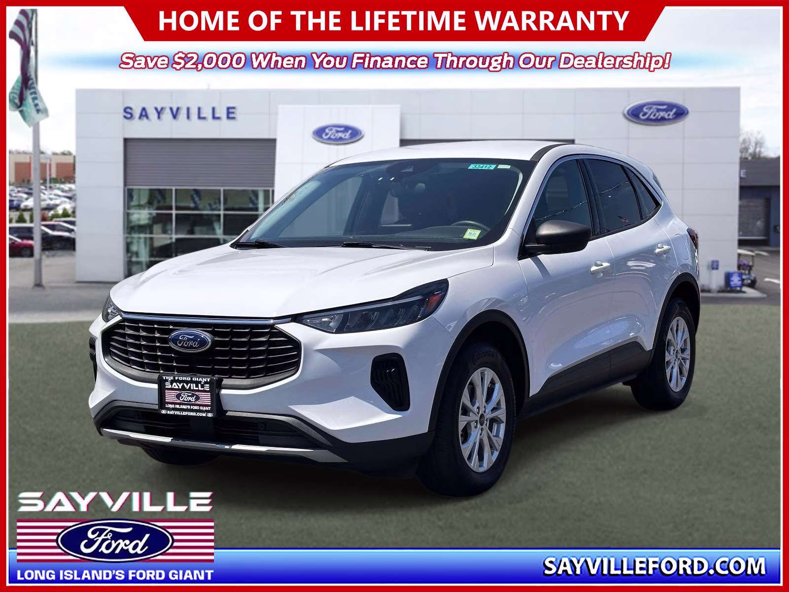 2023 Oxford White Ford Escape Active AWD AWD SUV