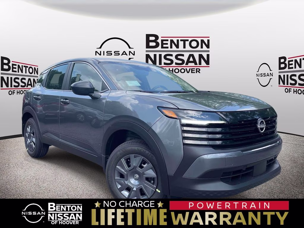 2026 Gun Metallic Nissan Kicks S FWD SUV