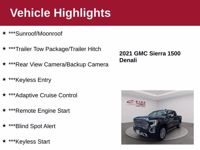 2021 Ebony Twilight Metallic GMC Sierra 1500 Denali 4X4 Truck